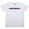 Kids Independent T Shirt Bar Cross white