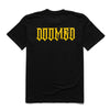 Doomed t-shirt in Black and Gold